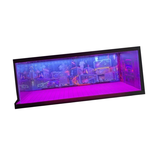 TISHITA 1/64 Scale Model Car Display Case Freestanding for Model Collectors Toy Cars B B