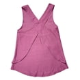 thumbnail image 5 of sususu Women's Sleeveless Workout Tops Breathable Lightweight Active Tennis Yoga Shirts Athletic Running Tank Tops for Women Purple XL, 5 of 5