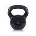 thumbnail image 1 of Element Fitness Vinyl Coated Kettlebell 45 lb Black Cast Iron Strength Training, 1 of 2