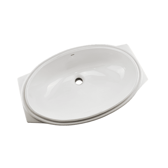 TOTO® 24" Oval Undermount Bathroom Sink with CEFIONTECT®, Cotton White - LT1506G#01