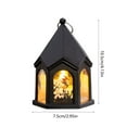 thumbnail image 3 of Gumesh Halloween LED Candle Light with Spooky Pumpkin, Witch & Skeleton Figures, Flameless Flickering Electronic Tea Light for Indoor Outdoor Decor, 3 of 6