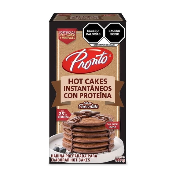 Harina para hotcakes Pronto PRONTO Chocolate 500 g