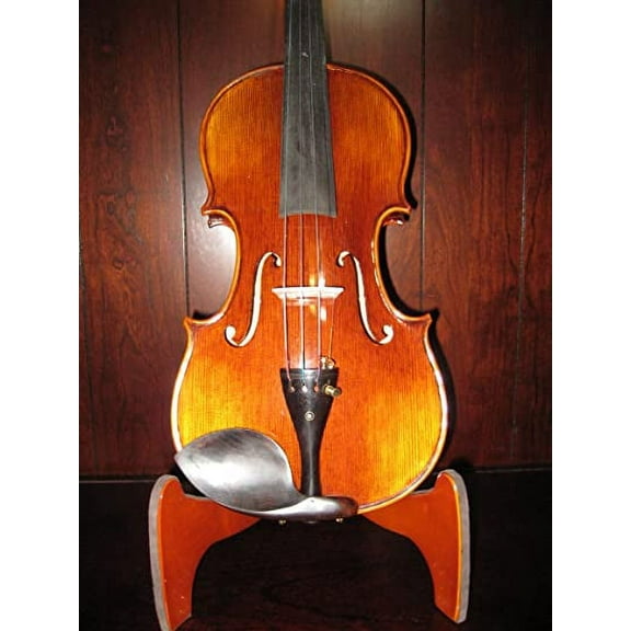 Vio-music Full-size 4/4 Advanced Violin, with Wooden Shell Case and Pernambuco Bow