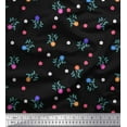 thumbnail image 1 of Soimoi Rayon Fabric Aster Floral Print Fabric by the Yard 56 Inch Wide, 1 of 3