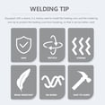 thumbnail image 5 of Soldering Iron Tip Kit Precision Copper Socket Tips Fast Heating Multipurpose Set of 1, 5 of 6