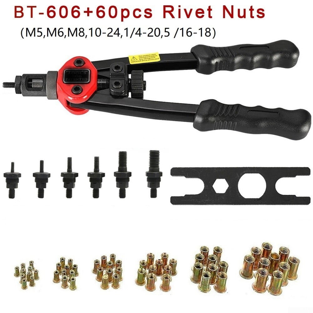 Riveter Blind Hand Heavy M3-M10 Types Optional New Auto Riveting Tool Nut 