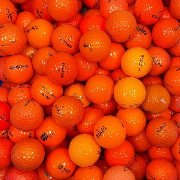 Mulligan - 50 Mix AAA Recycled Used Golf Balls, Orange