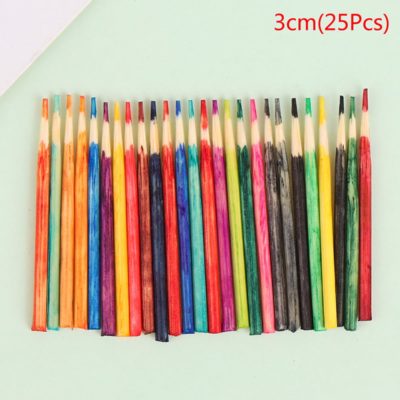 Miniature Dollhouse 6 Pack of Yellow Pencils 1:12 Scale New 