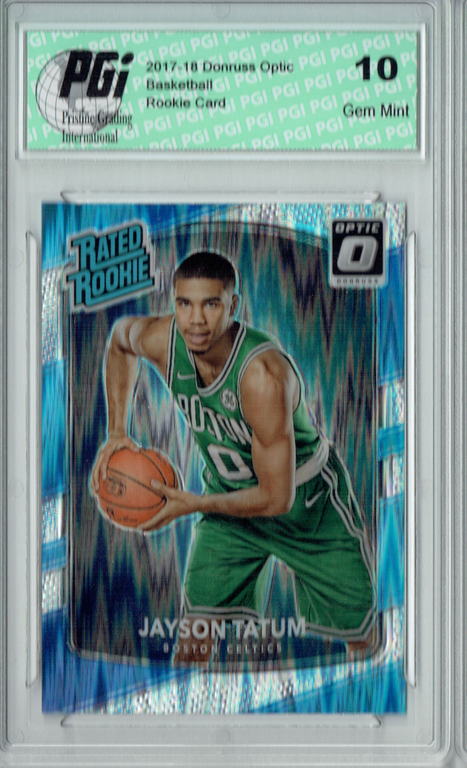 Donruss Jayson Tatum 2017 Donruss Optic Flash Holo