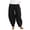 A1mm#-Black, variant on Women's Harem Pants Wide Leg Cut Elastic Waist Loose Fit Casual Loungewear Fashion Bottoms
