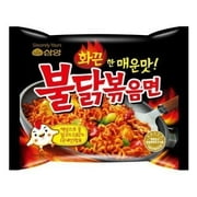 Samyang Hot Chicken Flavor Ramen Stir Fried Noodles Buldak Bokkeum Myun 4.93 OZ (5 Pack)