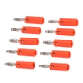 thumbnail image 3 of 4mm Banana Plug, Gold Plated Banana Plug Connector CNC Process High Accuracy  For Electronic Equipment Red, 3 of 8