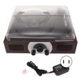 thumbnail image 1 of Reproductor de discos de vinilo con Bluetooth, tocadiscos portátil de 3 velocidades, reproductor de discos LP de vinilo con altavoz para vinilo de 7, 10 y 12 pulgadas, 100-240V, 1 of 8