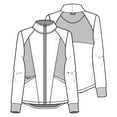 thumbnail image 7 of Cherokee Workwear Revolution Women's Scrubs Jacket Zip Front High-Low WW301, 7 of 7