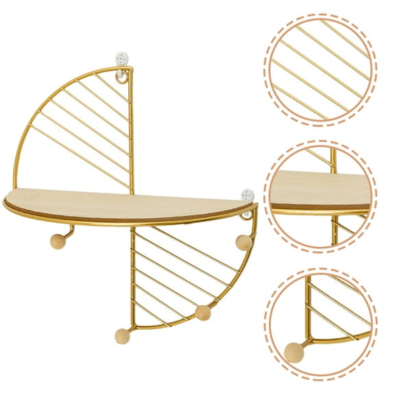 HONMEET Wall Mounted Storage Rack with Multiple Hooks for Kitchen Bathroom Garage Organization and Space Saving