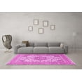thumbnail image 3 of Ahgly Company Indoor Rectangle Medallion Pink Traditional Area Rugs, 2' x 3', 3 of 4