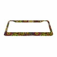 thumbnail image 2 of Sloboki Hippie Boho Floral Daisy Flower License Plate Frame Universal Aluminum Metal Car Tag Holders Cars Decor, 2 of 5