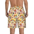 thumbnail image 3 of Kdxio Excavator (2) Pattern Mens Casual Shorts - Drawstring Summer Beach Sports Shorts for Men, 3 of 9
