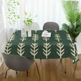 thumbnail image 3 of Yayeee Tablecloths 60" x 120" Rectangle Wrinkle Resistant Party Table Cover, Dark Green Leaves, 3 of 8