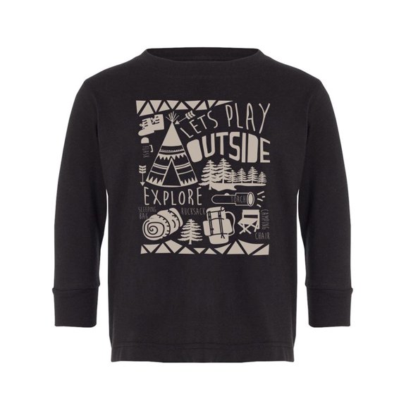 Let�s Play Outside Long Sleeve Toddler -Image by Shutterstock,  4 Toddler