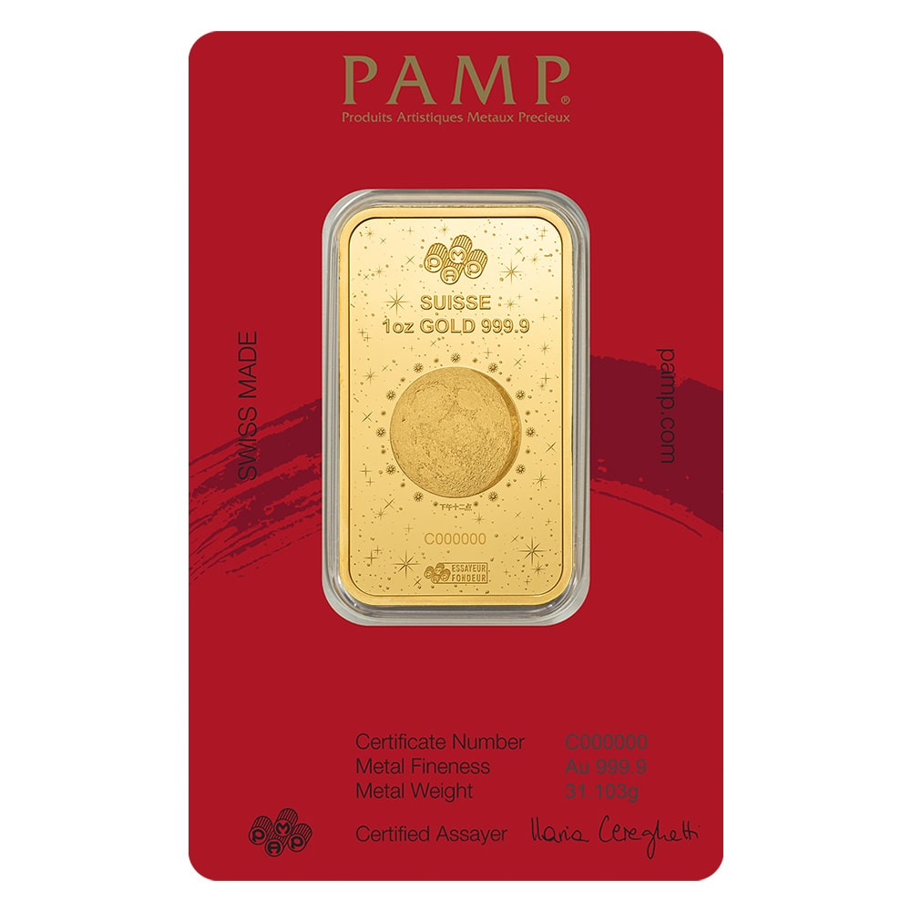 2026 1 oz PAMP Suisse Lunar Horse Gold Bar (in Assay)