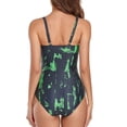 thumbnail image 4 of Bikini elegante para mujer con almohadillas en el pecho sin aros Correa cómoda Traje de baño Playa OAVQHLG3B Store lin121212, 4 of 4