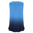 thumbnail image 5 of QUINDOS Tank Tops for Women 2025 Blue Summer Yoga Oversized Short Sleeved T-shirt Loose Tank Tops Womens Camisoles, 5 of 5