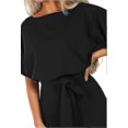 thumbnail image 4 of Womens Jumpsuit Casual Wide Legs Ladies Evening Party Long Playsuit, 4 of 5