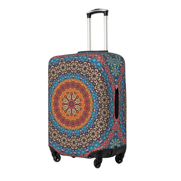 Balery Mandala Funda de equipaje, fundas para maletas, elástica, lavable, protector de maletas, compatible con maletas de 18 a 32 pulgadas-Small