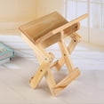 thumbnail image 4 of Sturdy Wooden Step Stool For Multi-functional Use, Hinoki Bath Chair Made In Japan, Solid Wood Ideal Bedside Stool, Non-slip Portable Square With Rounded Corners And Space-saving Design, 4 of 5