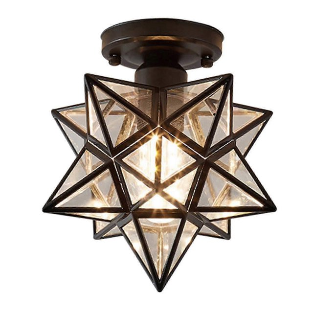 Ceiling Lamp Five-pointed Star Ceiling Light Hallway Aisle Balcony Small Lamps Iron