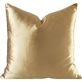 thumbnail image 1 of Housse de Coussin en Velours Doré - Taille et Ajustement Parfaits, 1 of 7