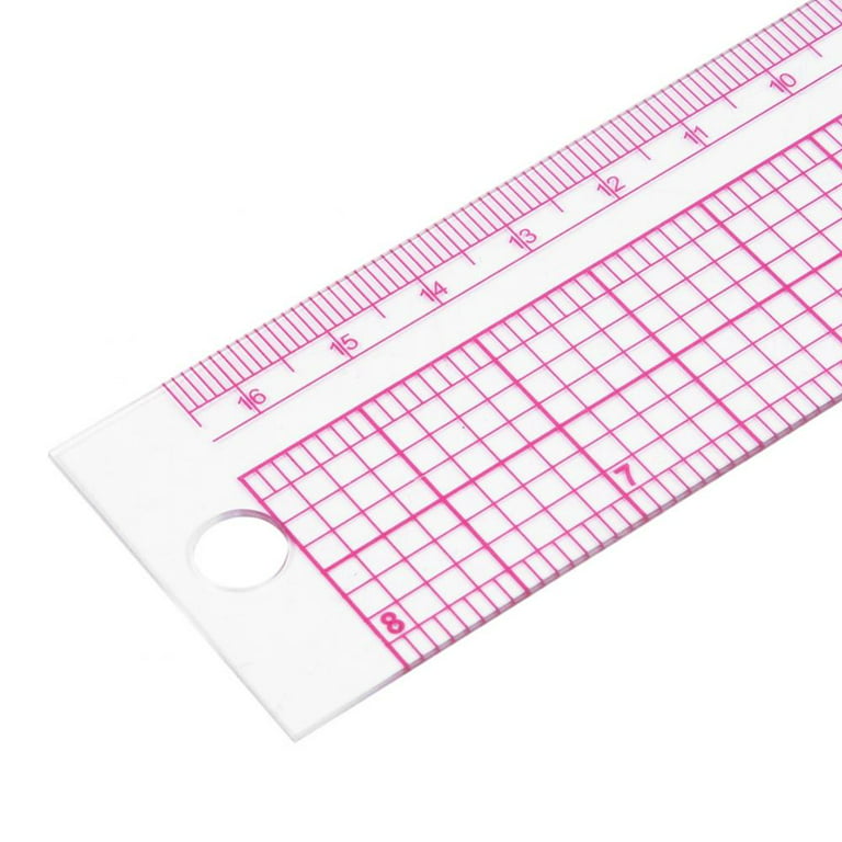 Frienda Plastic Sewing Ruler L-Square Curve Ruler Sewing Measure Tailor  Ruler Clear Sewing Ruler for Tailor Craft Tool Drawing