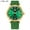 GoldShellGreenFaceGreenBelt, variant on Men's Quartz Watch Waterproof Wristwatches 802420852207