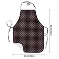 thumbnail image 2 of Sikiie Red and white polka dots Aprons for Kitchen Cooking Aprons, Chef Apron for Men Women Chef, 2 of 7