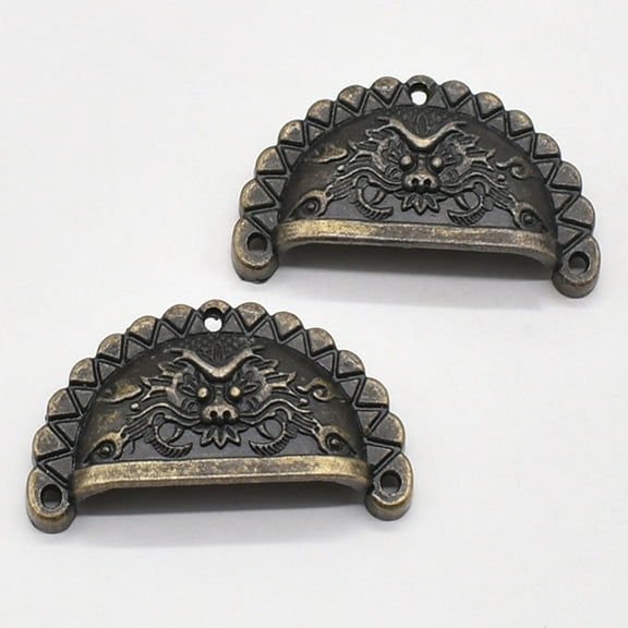 Masteelf 10pcs Cabinet Knob Vintage Dresser Knob Bedroom Decorative Drawer Knob Ornament