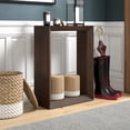 thumbnail image 4 of Evelyn&Zoe Modern Farmhouse 22" Wide Alder Brown Console Table, 4 of 7