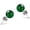 Green, variant on Green Jade Stud Earrings for Women 6mm Round Gemstone Earrings Natural Green Small Jade Hypoallergenic Earrings Good Luck Handmade Earrings Gift for Birthday Anniversary[z9741]