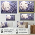thumbnail image 4 of Designart "Stillness And Moonlit Lavender Luminescence" Moon Canvas Wall Art, 4 of 7