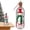 C, variant on Message in A Bottle, Recordable Rose in A Bottle, Christmas Tree Ornaments, Voice Recording Keepsake with Playback, Glass Bottle for Holiday Decorations and Home Decor