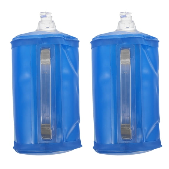 AURARMLET 2Pcs Lightweight Blue Adjustable Water Dumbbells Safe on Floors for Fitness Training