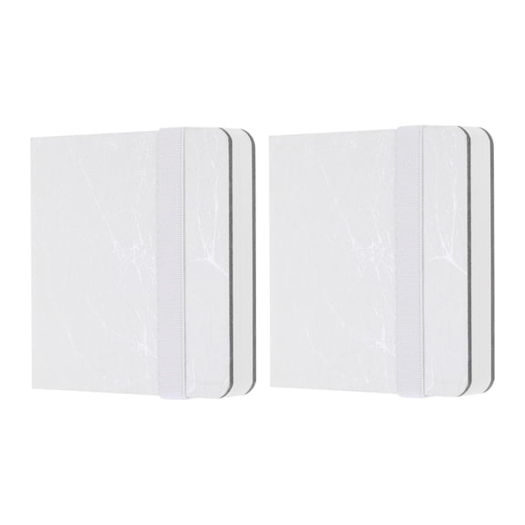 Uxcell Watercolor Journal, 48 Sheets(2Pcs) 4x4" Handbook Sketchbooks Fine Lines White