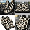 thumbnail image 3 of XYZCANDO Cow Print Trash Can Car Coasters Handbrake Cover Lipstick Cover Keychain Fender Cover Seat Belt Cover Armrest Cover Steering Wheel Cover Car Cushion Cover Colorful, 3 of 7