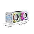 thumbnail image 2 of Chmadoxn Speaker Transparent Mecha Wireless Bluetooth Speaker | Portable-Bluetooth-Speaker With LED Light, Stereo Sound, 5H Portable Wireless Speaker For Party bluetooth audio, 2 of 2