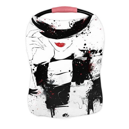 ECZJNT Modern teenage girl grunge Nursing Cover Baby Breastfeeding Infant Feeding Cover Baby Car Seat Cover
