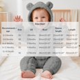 thumbnail image 4 of Toddler Kids Girls Boys Cute Hooded Jumpsuit,Kids Zipper Hooded Jumpsuit Rompers,Winter Warm Coat Outfits, 4 of 10