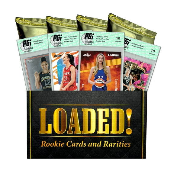 LOADED! WNBA Collector's Box: 4 PGI 10 Rookie Cards & Rarities - Caitlin Clark, A’Ja Wilson, Angel Reese, Cameron Brink, Ionescu, Taurasi & More