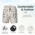 thumbnail image 5 of Haiem Outdoor Living Mens Swim Trunks with Compression Liner 2 in 1 Swimming Shorts Stretch Swimwear Quick Dry,Board Shorts-Small, 5 of 9