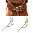 thumbnail image 3 of 2PCS Tree Branch Hair Pin Solid Color Metal Hair Clip Hair Barrette Bobby Pin, 3 of 10