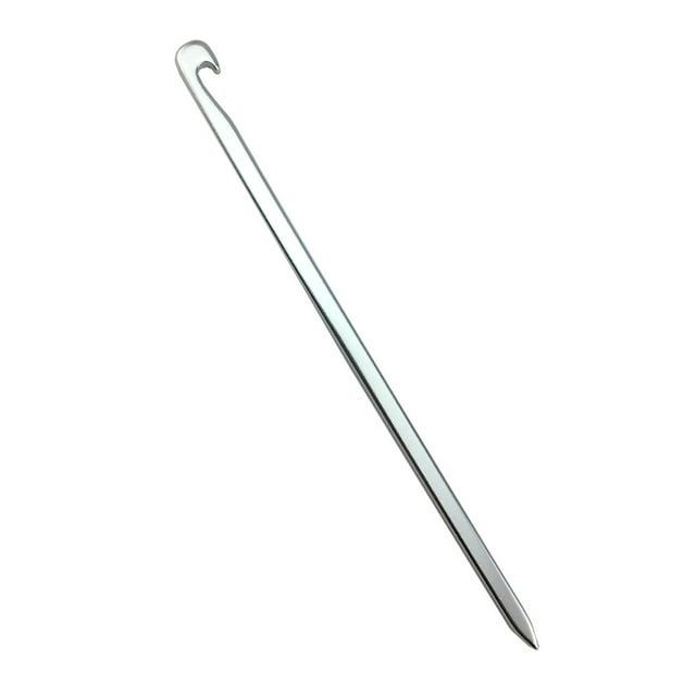 Yuarrent Clavo de tierra para tienda de campaña, toldo portátil de aluminio a prueba de viento, gancho de estaca, equipo para exteriores, carpas